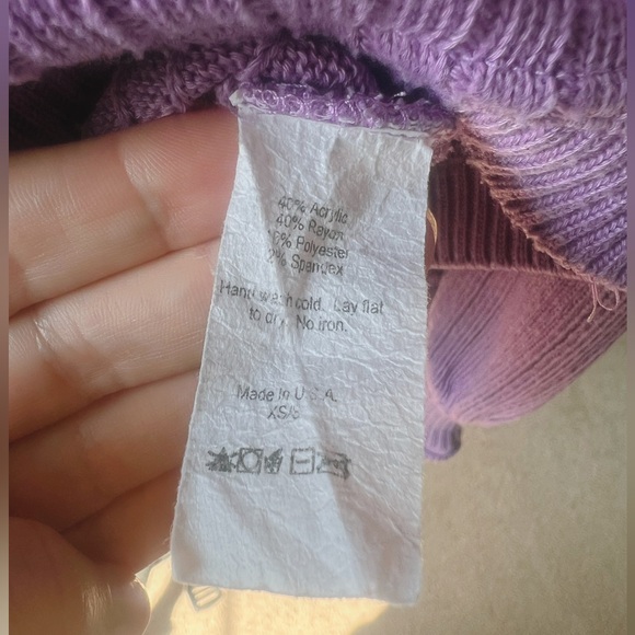 Elhoffer Design Essential Oversize Sweater in Orchid size XS/S - Picture 10 of 10